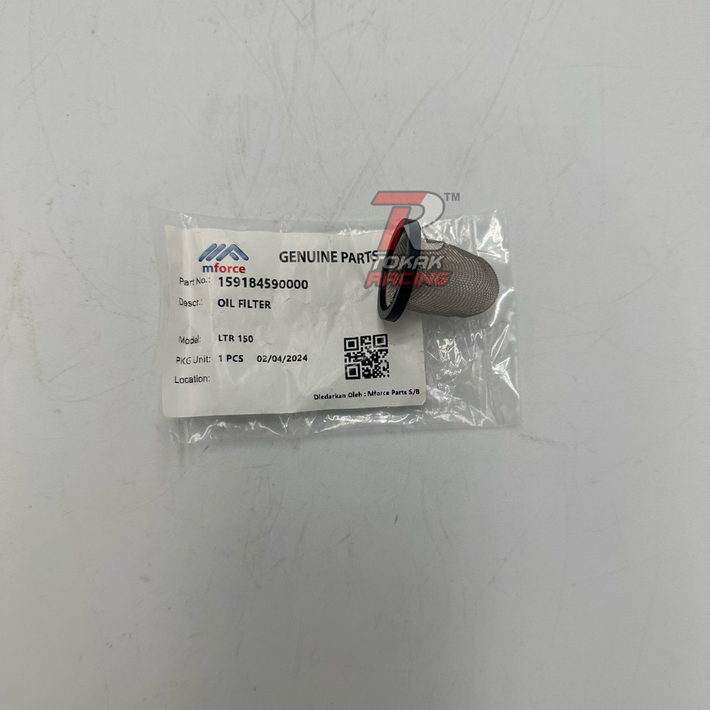 QJ MOTOR AX200S/LTR150 OIL FILTER SCREEN ORIGINAL 159184590000 | Shopee ...