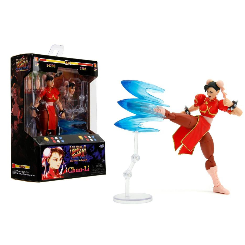JADA 1/12 Ultra Street Fighter II Chun Li (Red Costume) | Shopee Malaysia