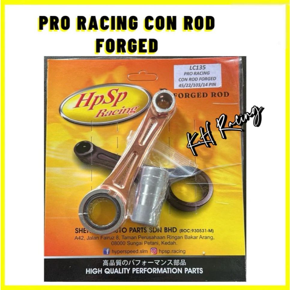 PRO RACING CON ROD FORGED WAVE125 LC135 Y15 KRISS HPSP RACING (NEW ...