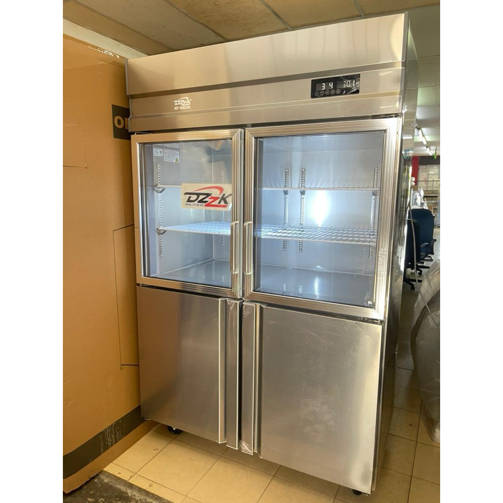 NEW - SOLID COOL 4 DOORS COMBINE CHILLER & FREEZER SC-PG4CF PIPING ...