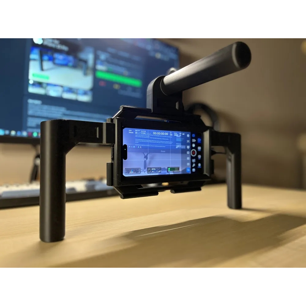 [3D PRINTED] iPhone 15 / 16 Pro & Pro Max Video Recording Cage – Stabilizer Mount for Content Creators