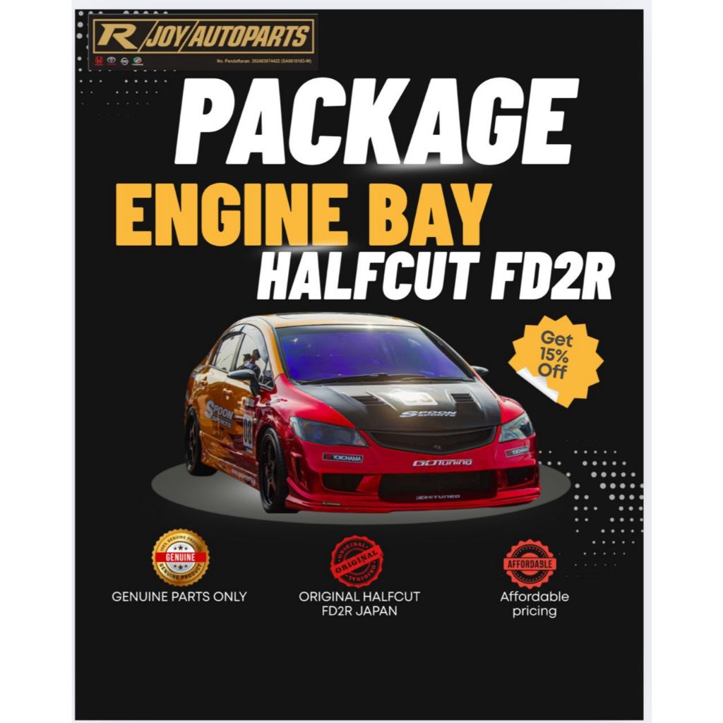 HONDA PAKEJ ENJIN BAY SET CIVIC FD2R [HALFCUT FD2R] | Shopee Malaysia