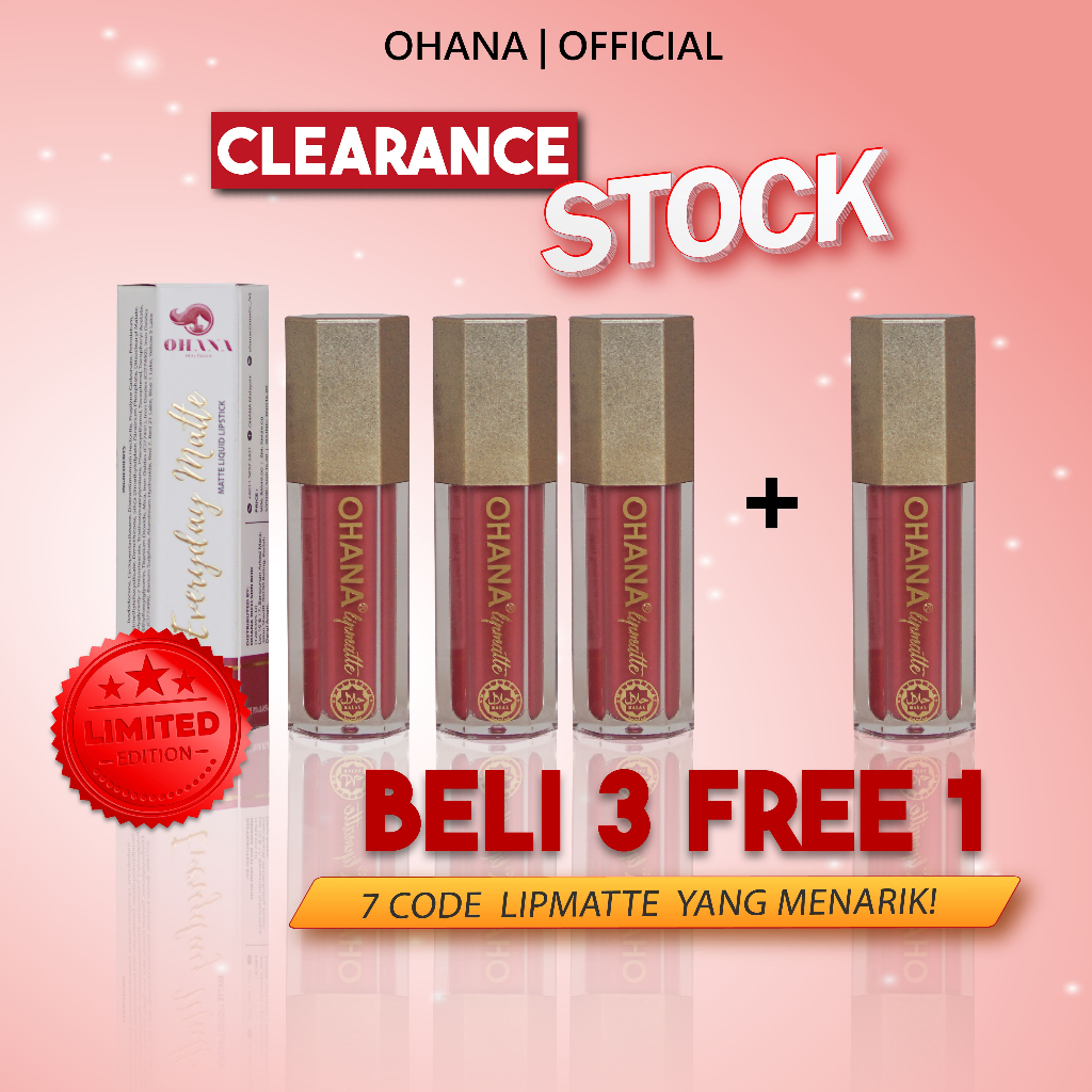𝐎𝐇𝐀𝐍𝐀 Everyday Lipmatte Limited Edition! Available Only For10k unit 7 ...