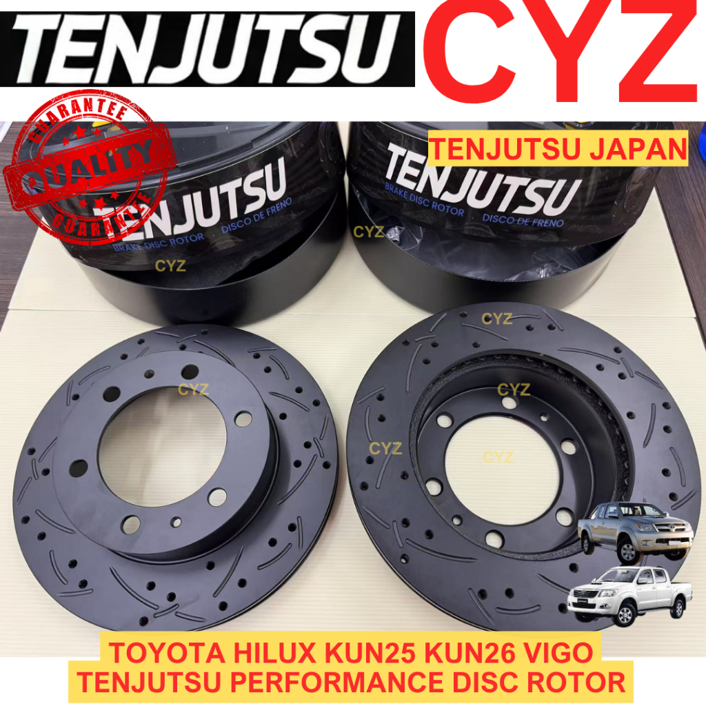 (1 PAIR) Tenjutsu Japan TOYOTA HILUX VIGO KUN25 KUN26 GUN125 GUN126 ...