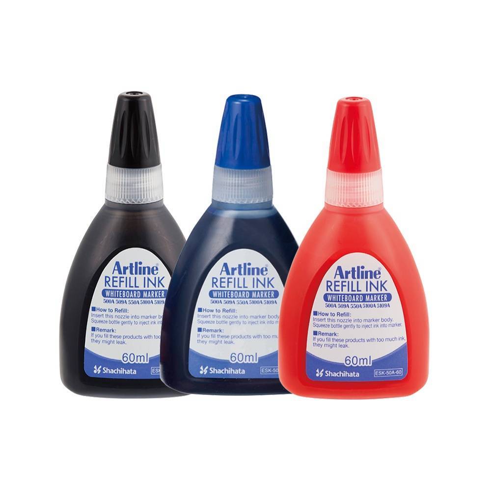 ARTLINE Whiteboard Ink Refill 30ML (RED,BLUE,BLACK) | Shopee Malaysia