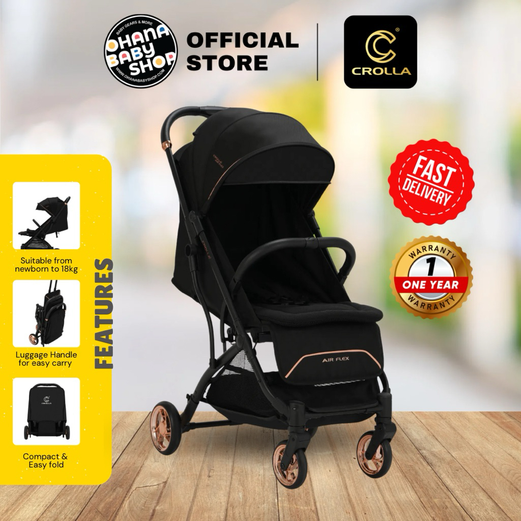 [NEW] Crolla Air Flex Easy Fold Stroller | Compact and Lightweight ...