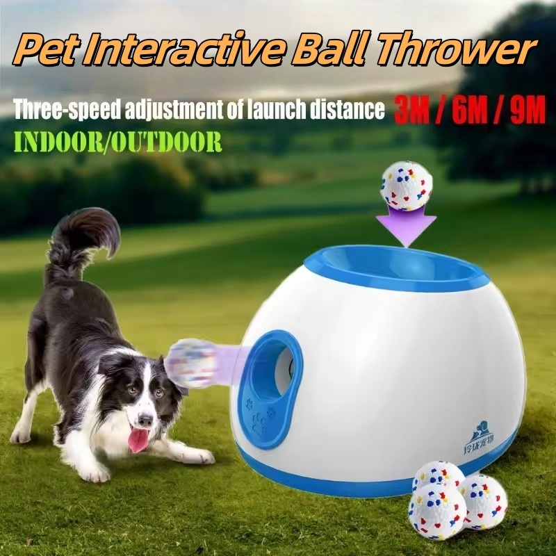 AFP Smart Auto Ball Launcher for Dogs - Rechargeable Tennis Ball ...