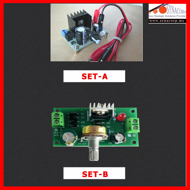 LM317 Adjustable Regulated DC Power Supply DIY Kit STS-78 / STS-79 ...
