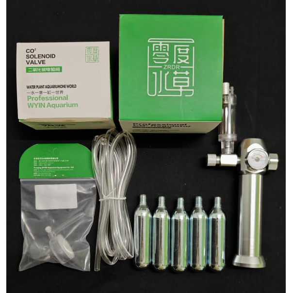 ZRDR Mini C02 Pressure Double Table Regulator Set 88g ( Manual ) Set ...