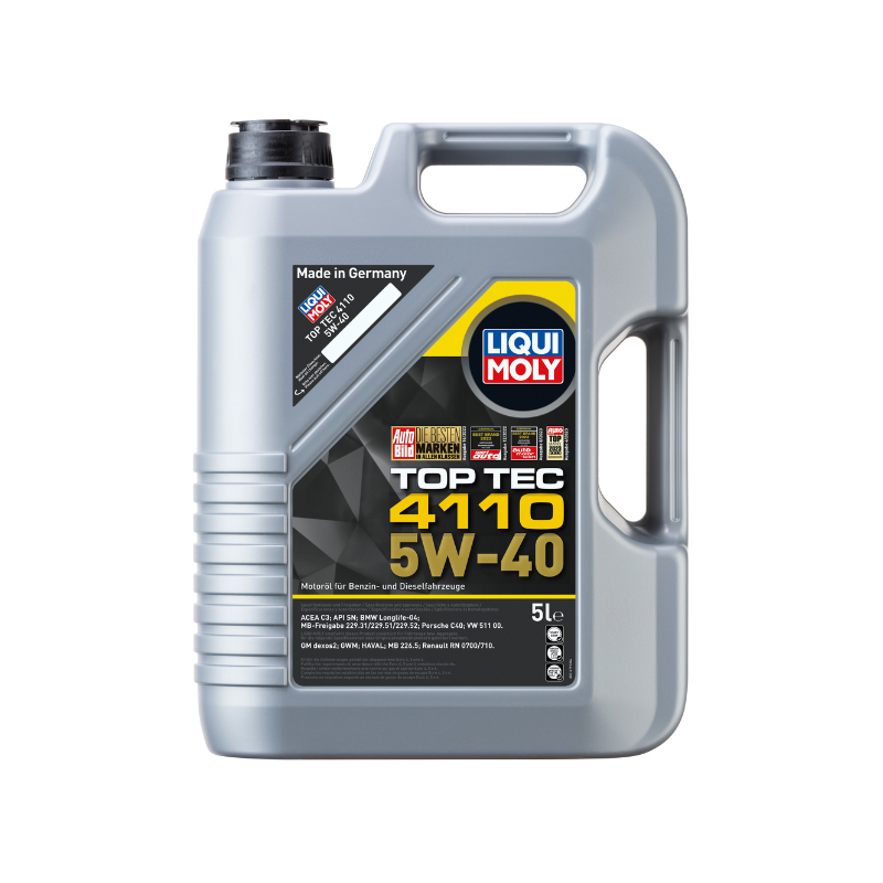 LIQUI MOLY Top Tec 4110 5W40 Engine Oil – Outstanding protection ...