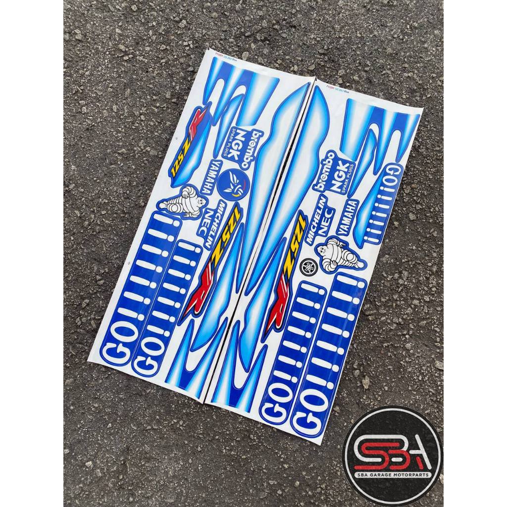STICKER STRIPE BODY SET / COVERSET 125 125Z 125ZR MORITAKA GO GO GO ...