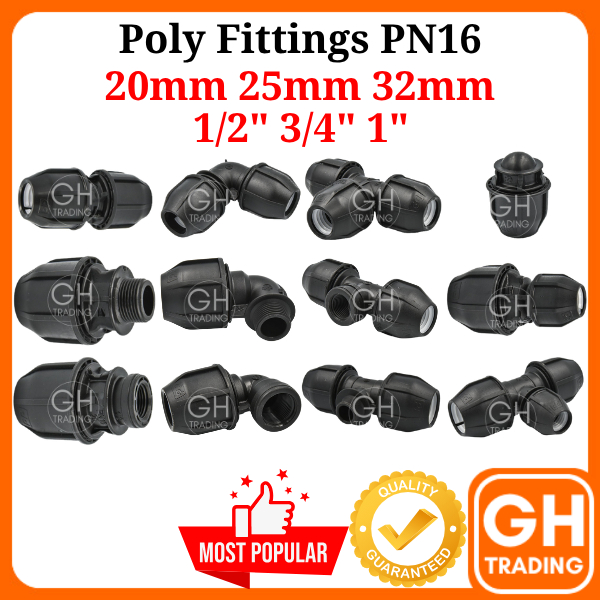 Poly Fitting Poly Pipe Connector Poly Fitting Smart Coupler Elbow Tee ...