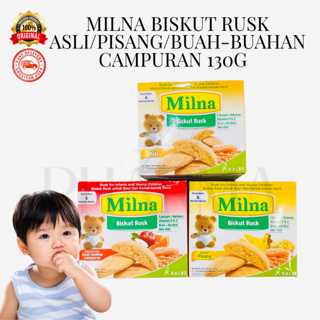 Milna Biskut Rusk 130g | Shopee Malaysia