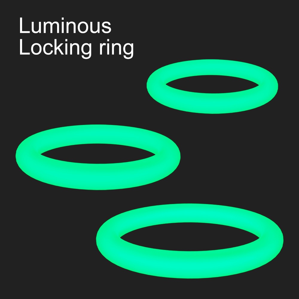 Pleasure More NIGHT LIGHT CONDOM Glow Ring (Glow In The Dark Kondom ...