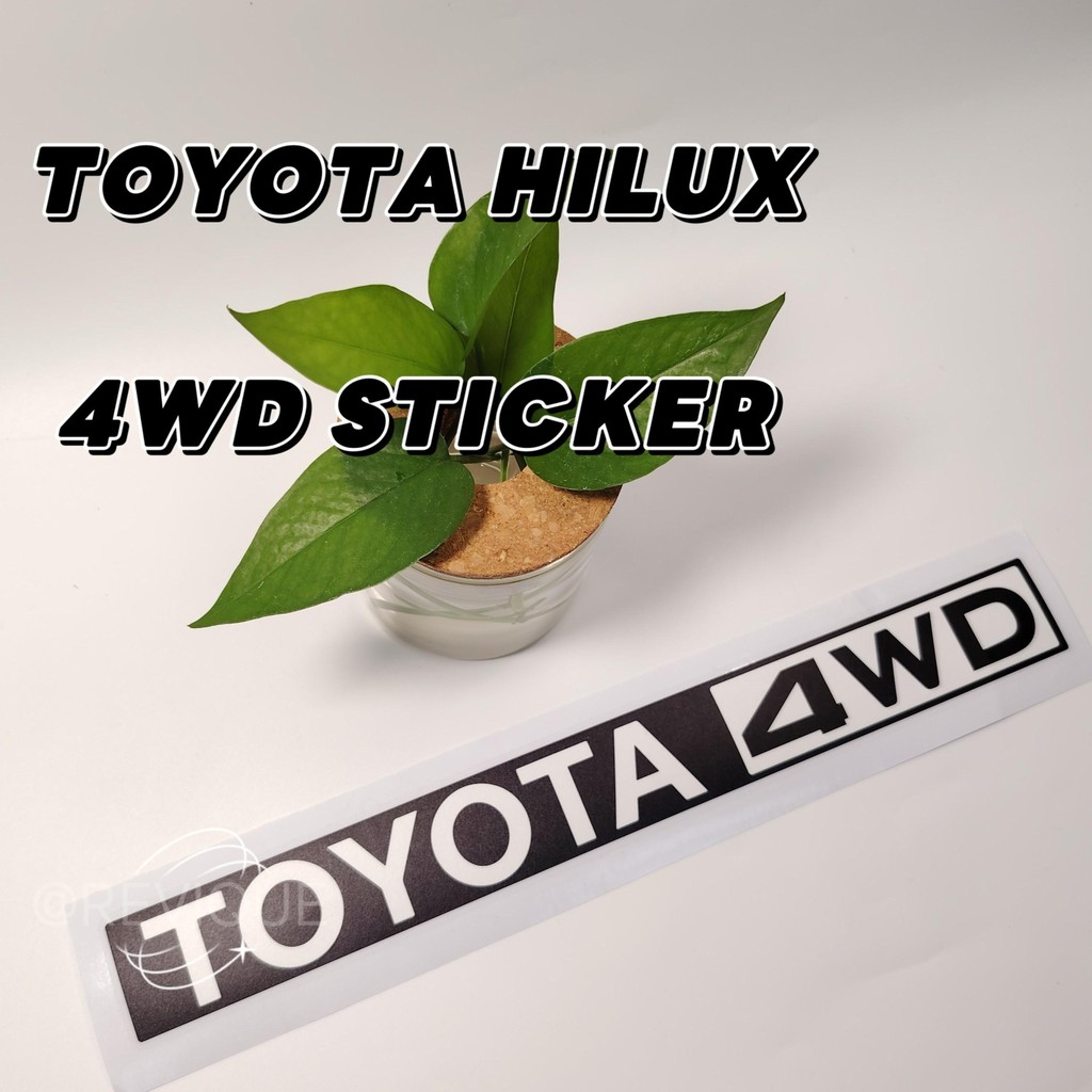 Pelekat Kereta Hilux - 500kg Maximum Load Capacity Sticker | Shopee ...