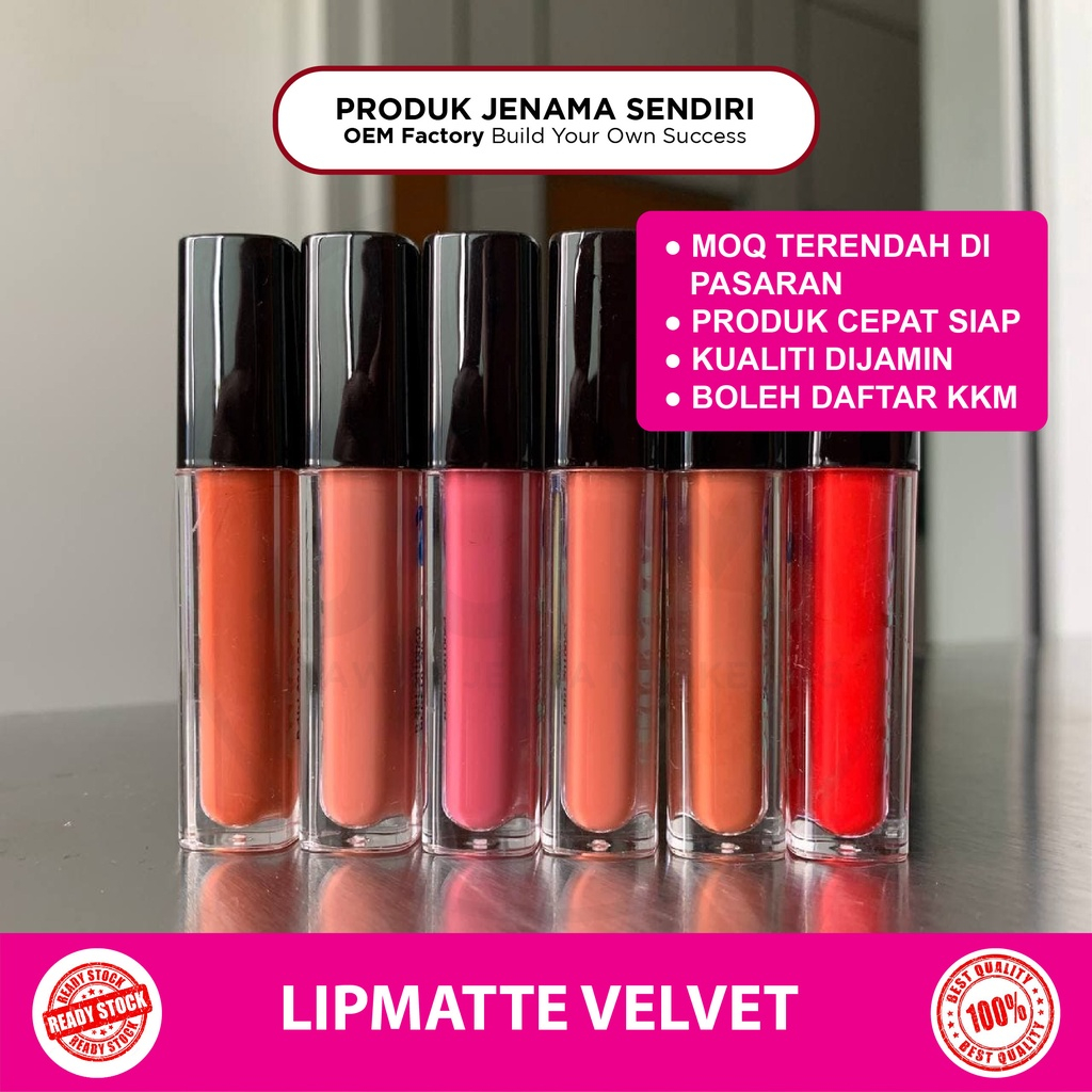 Lipmatte Velvet Waterproof Long Lasting | Tekstur Baldu Halus | Custom ...