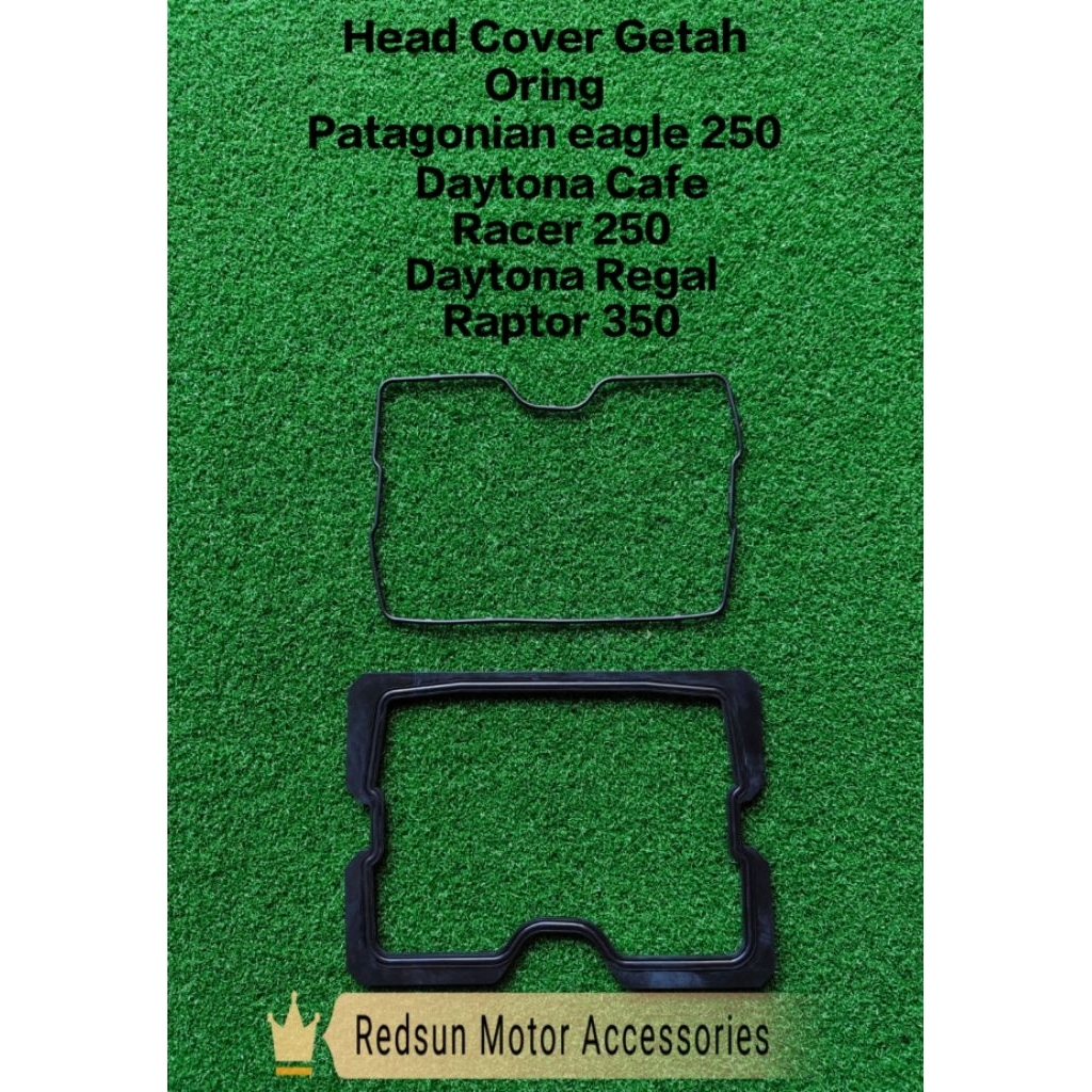 Head Cover Getah Oring Patagonian Eagle 250 Daytona Cafe Racer 250 ...
