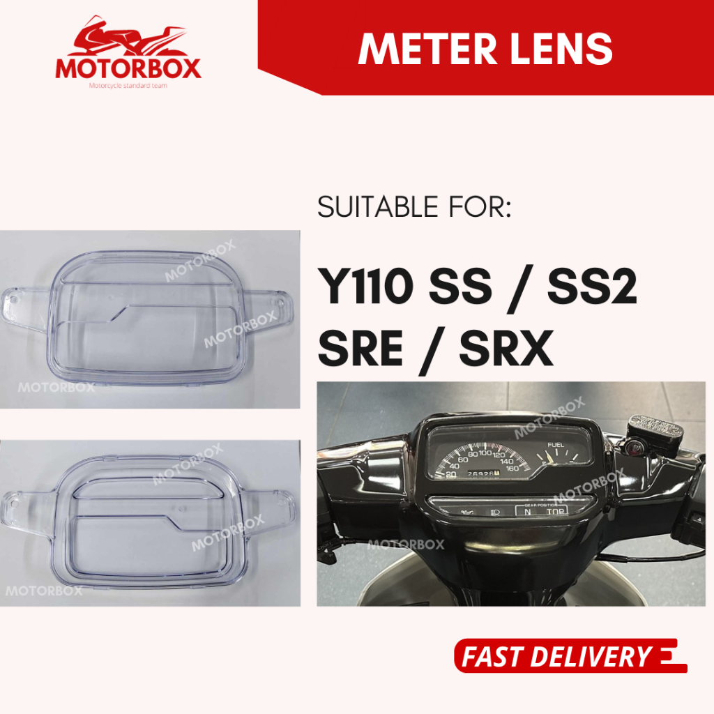YAMAHA Y110 SS SS2 SRE SRX METER LENS - SS110 Y110 SS TWO METER CERMIN ...