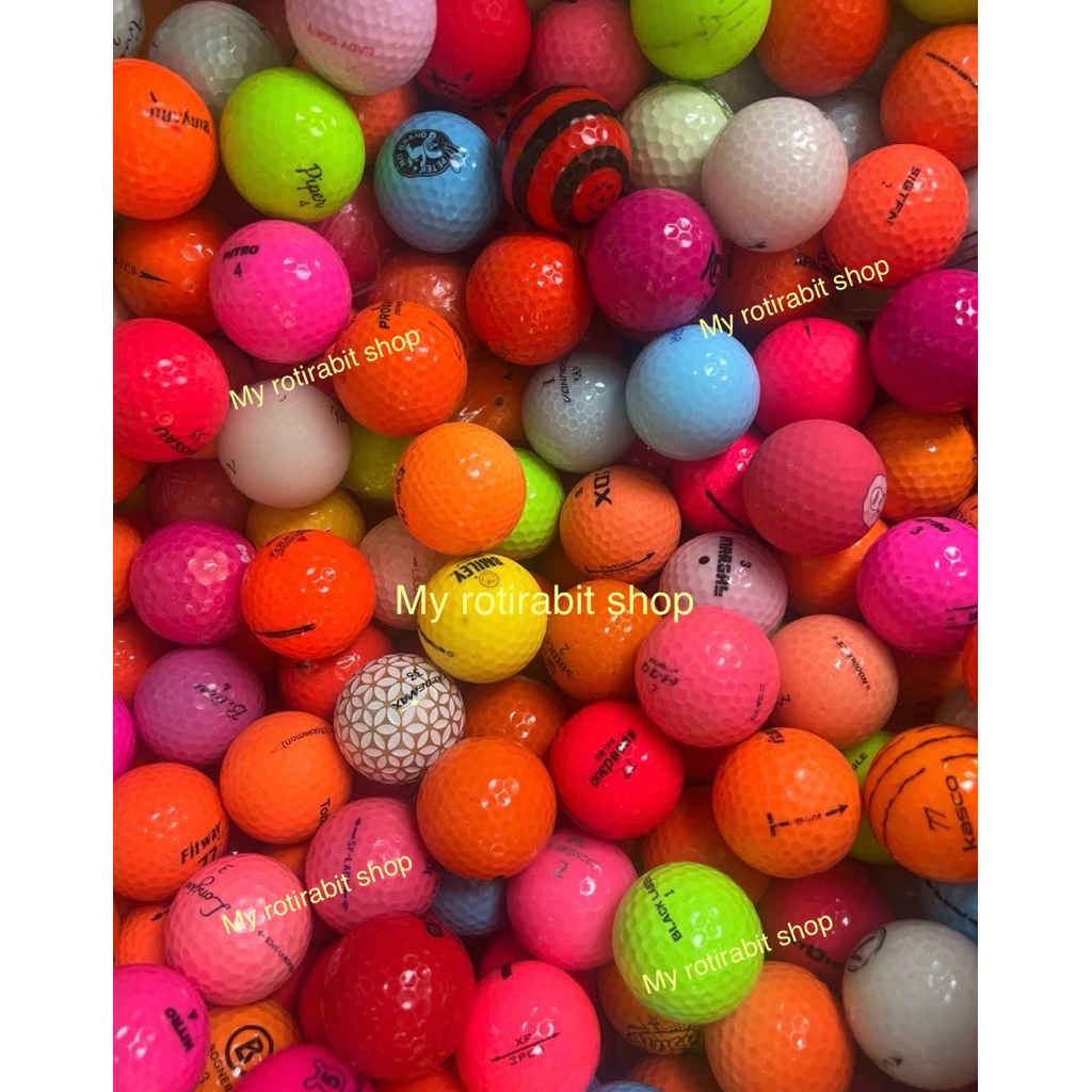 Bola Golf Terpakai -(Color A+ to B Grade ) 20balls GOLF BALL Used ...