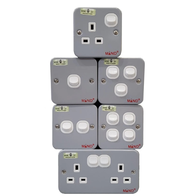 Mind/Selamat Metal Clad Switch and 13A Socket | Shopee Malaysia