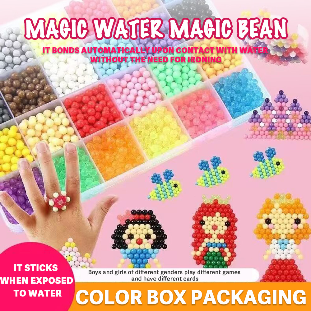3D Water Mist Magic Beads with Accessories Set Handmade DIY Drops ...
