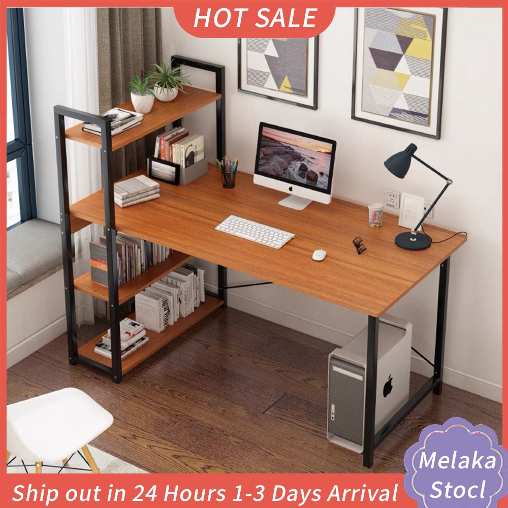 120cm Modern Computer Desk Study Deck Writing Desk Office Table With ...