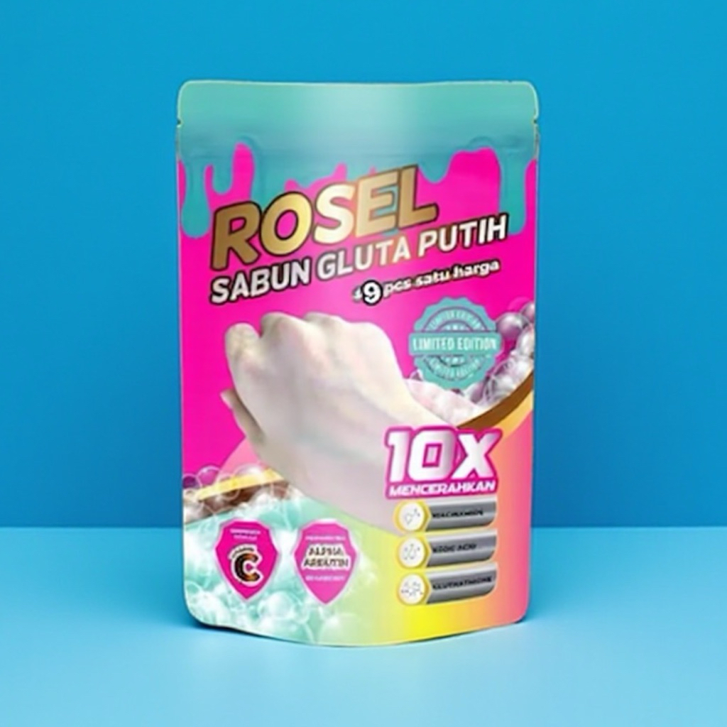ORIGINAL 💯 Sabun ROSEL WHITENING (1 PACK 7PCS) | Shopee Malaysia