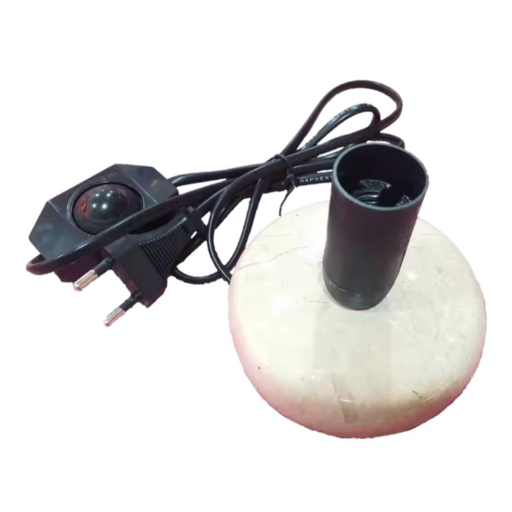 (Wayar Dimmer) Tapak Lampu 5Inch Salt Lamp Base Assembly with Dimmer ...