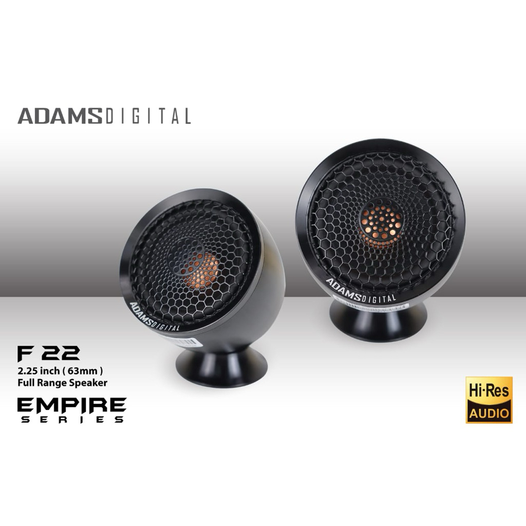 ADAMS DIGITAL EMPIRE SERIES F-22 2.25” HIGH QUALITY FULL RANGE SPEAKER ...