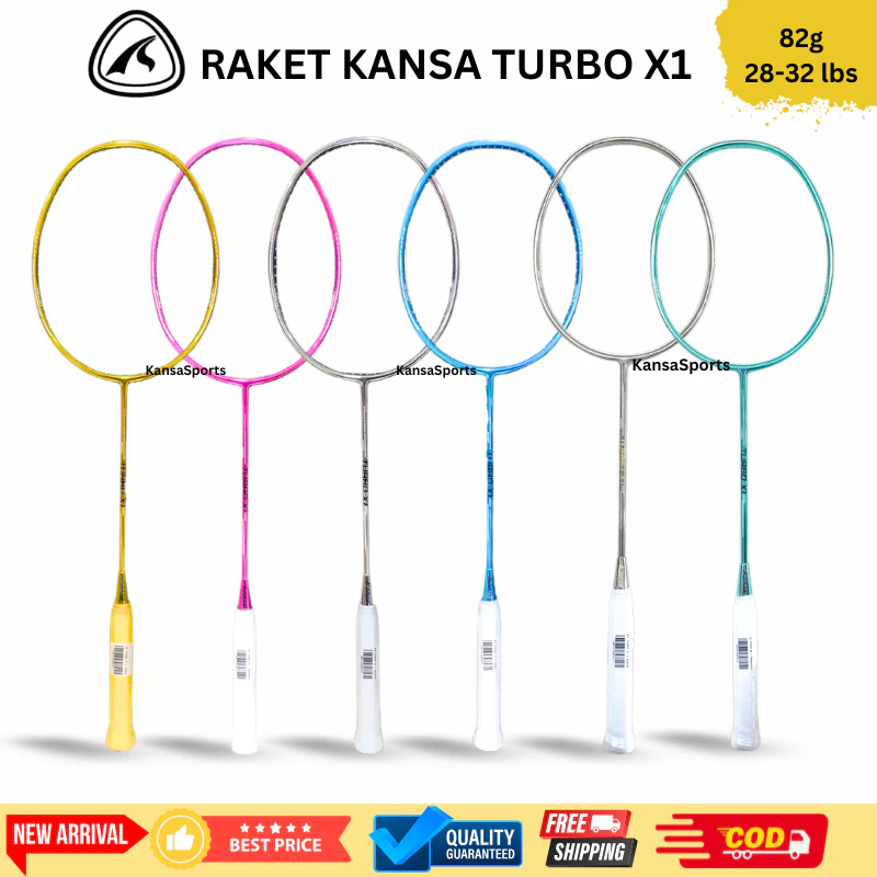 KANSA TURBO X1 CHROME 4U BADMINTON RACKET (ORIGINAL 100%) | Shopee Malaysia