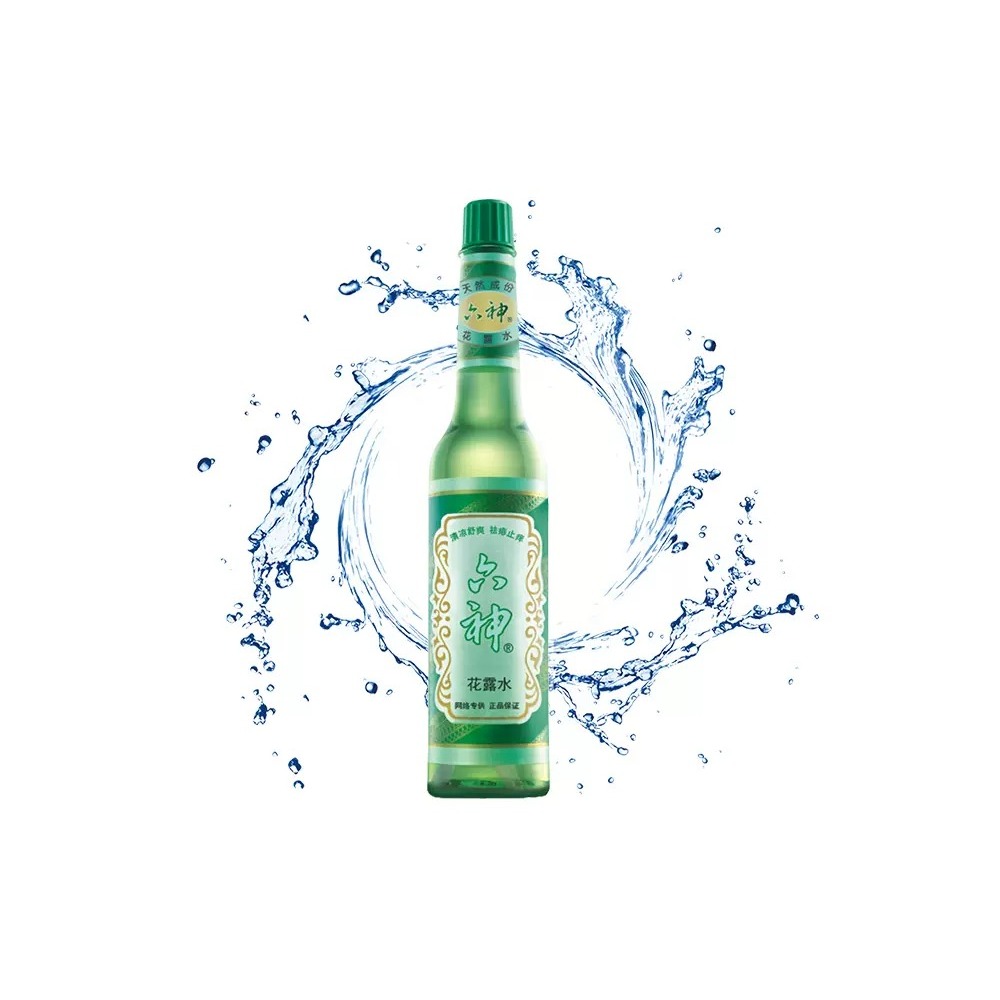 六神经典款花露水 Liushen Classic Florida Water Flower Fresh Water 195ml 祛痱止痒花露水 ...