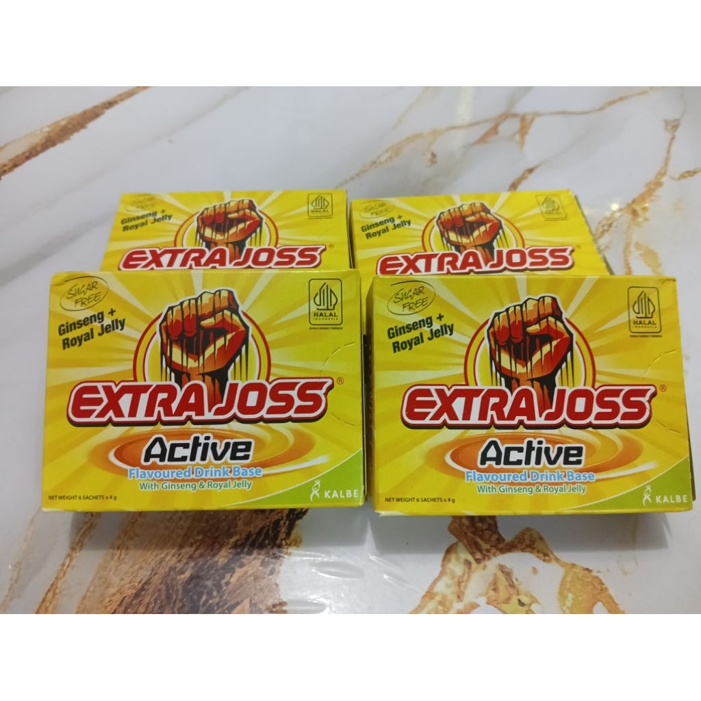 Extra joss Active Ginseng + Royal Jelly (6 Sachet X 4g) | Shopee Malaysia