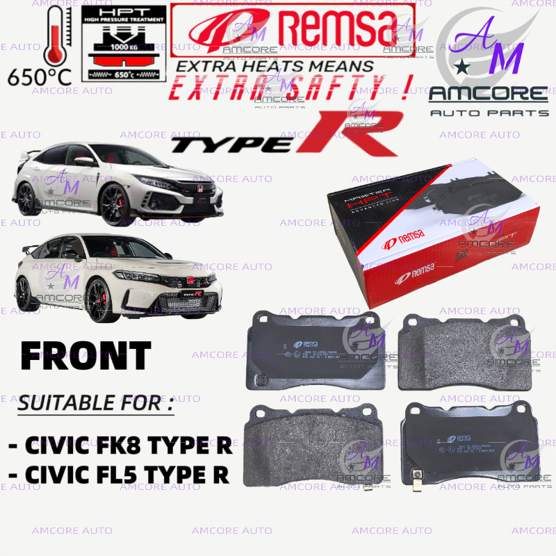 HONDA CIVIC FK8 / FL5 TYPE R / CIVIC TYPE R FK8 - FRONT BRAKE PAD ...