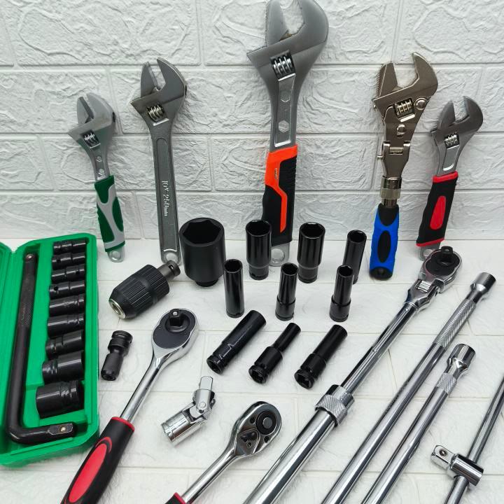 Adjustable switch spanner / ratchet wrench installation aircond Nut ...