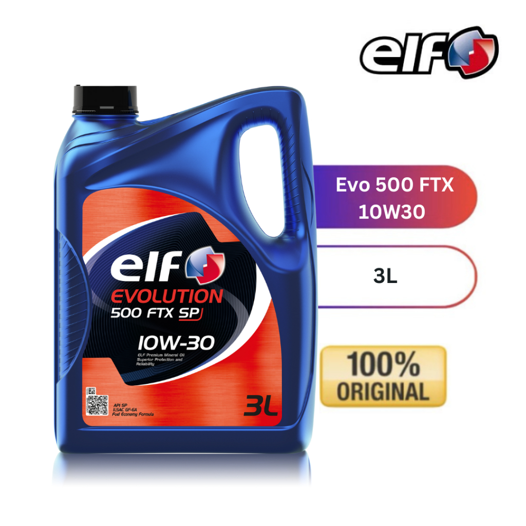 ELF Lubricant Evolution 500 FTX 10W-30 (3L) | Shopee Malaysia
