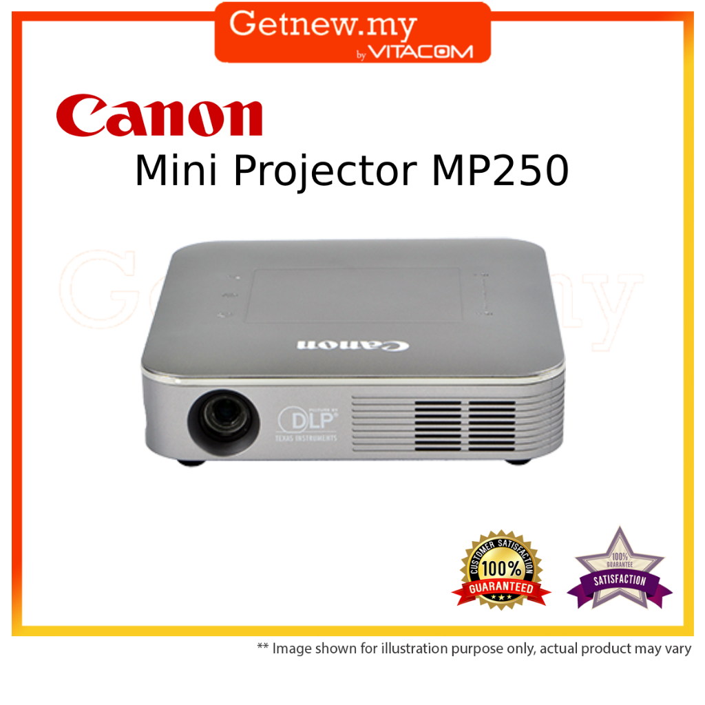 CANON Mini Projector MP250 Portable Automatic Adjustment | Shopee Malaysia