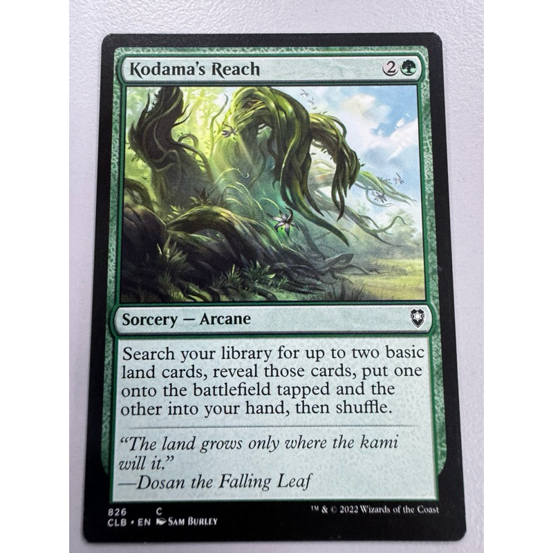 Mtg Card Kodama’s Reach Shopee Malaysia