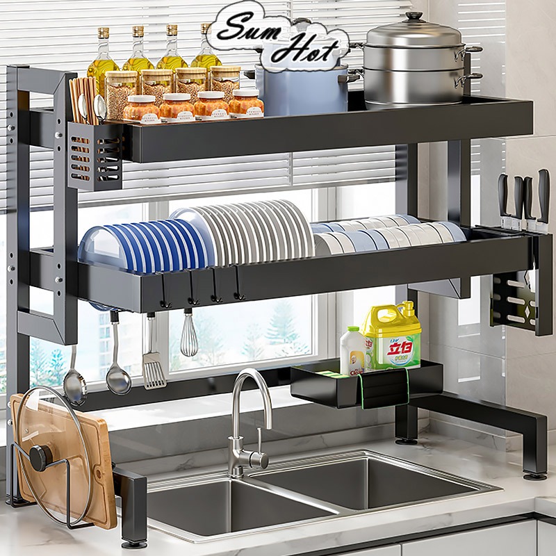 Rak Dapur Dish Rack Dish Drainer Kitchen Rak Sinki Rak Pinggan Mangkuk ...
