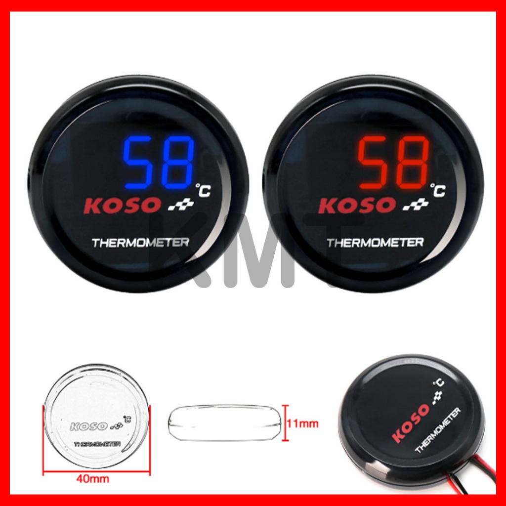 KMT KOSO TEMPERATURE METER MOTOR THERMOMETER ORIGINAL THERMO SENSOR ...