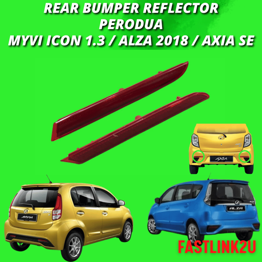 Fastlink Perodua Myvi Icon 1.3 / Alza 2018 / Axia Se Rear Bumper ...