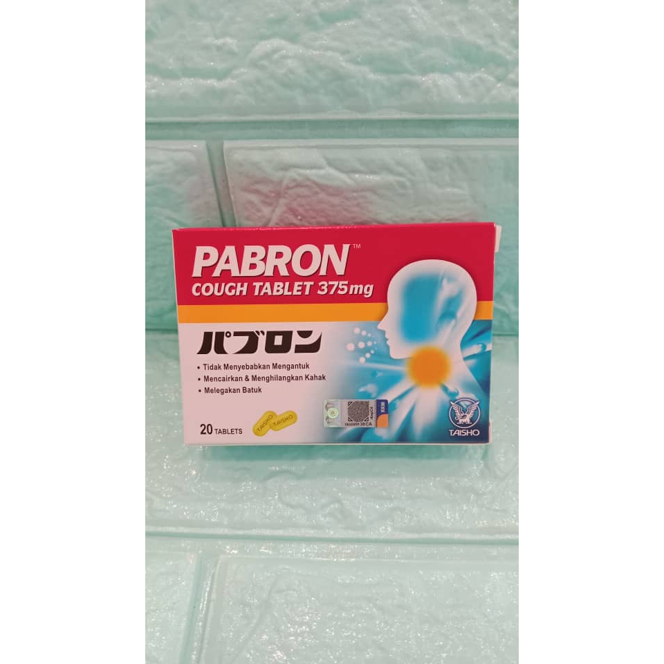 TAISHO Pabron Cough (Syrup 250mg/5ml / Tablet 375mg) | Shopee Malaysia