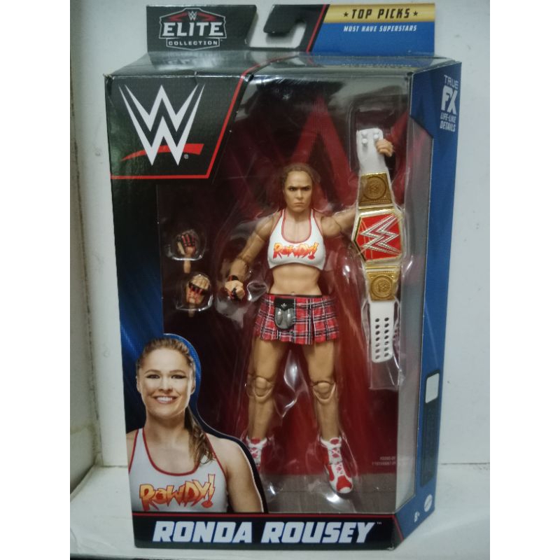 Mattel WWE Elite Top Picks Ronda Rousey Wrestling Action Figure ...