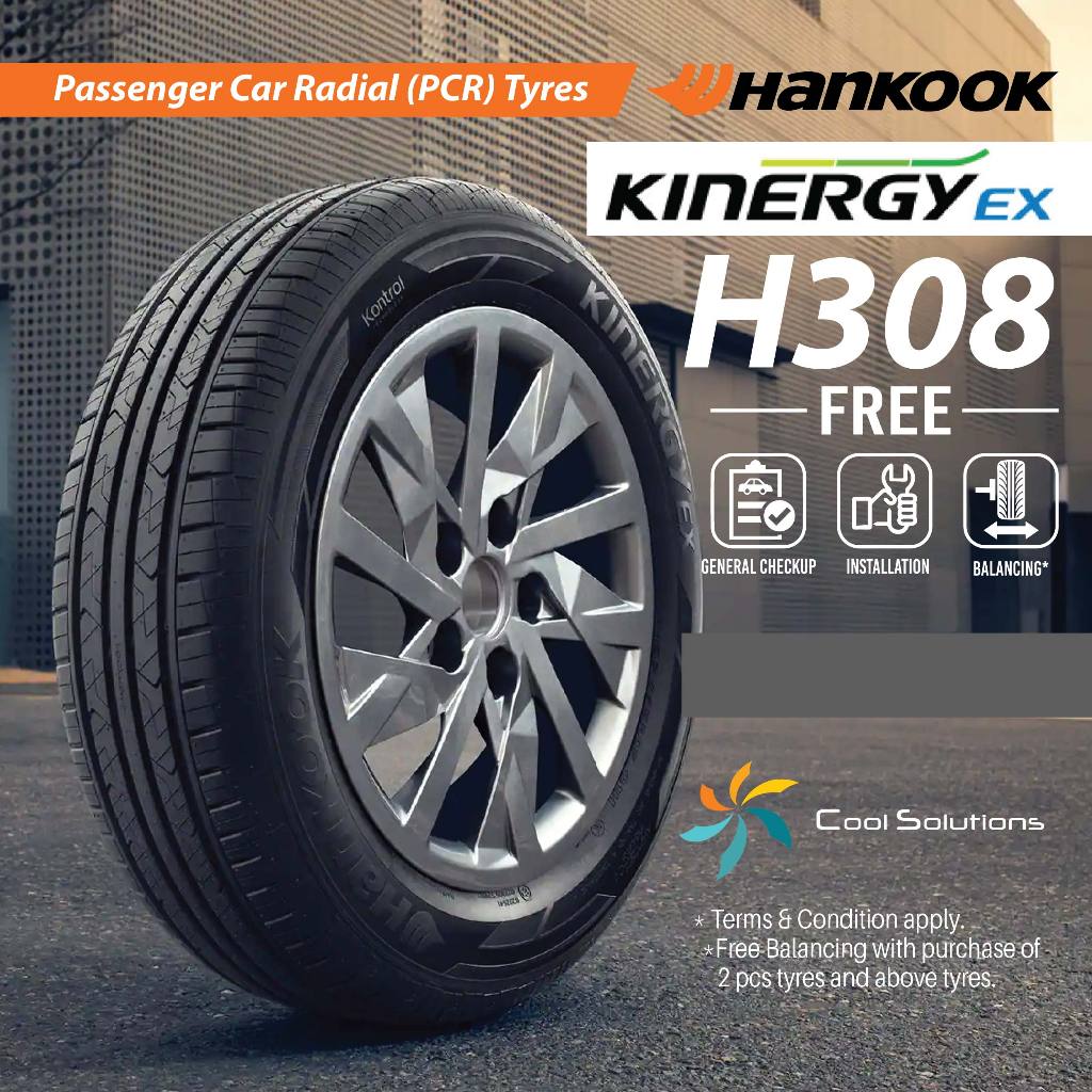 HANKOOK KINERGY EX H308 175/65R14; 175/60R15; 175/50R15; 195/50R16 For ...