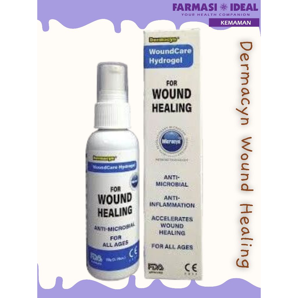 🔥READY STOCK🔥Dermacyn WoundCare Hydrogel For Wound Healing 50g | Shopee ...