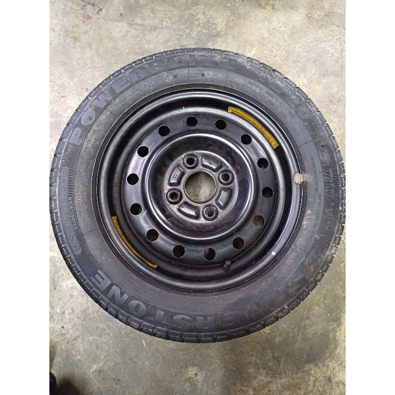 PERODUA KENARI SPARE TYRE 13 INCHI ( 155 x 65 x 13 ) 4H PDC 100 ...