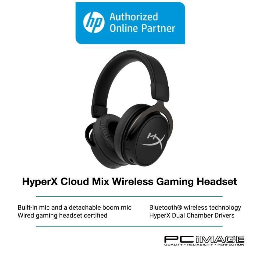 HYPERX Cloud Mix Wired Bluetooth Gaming Headset with Hi-Res Audio ...