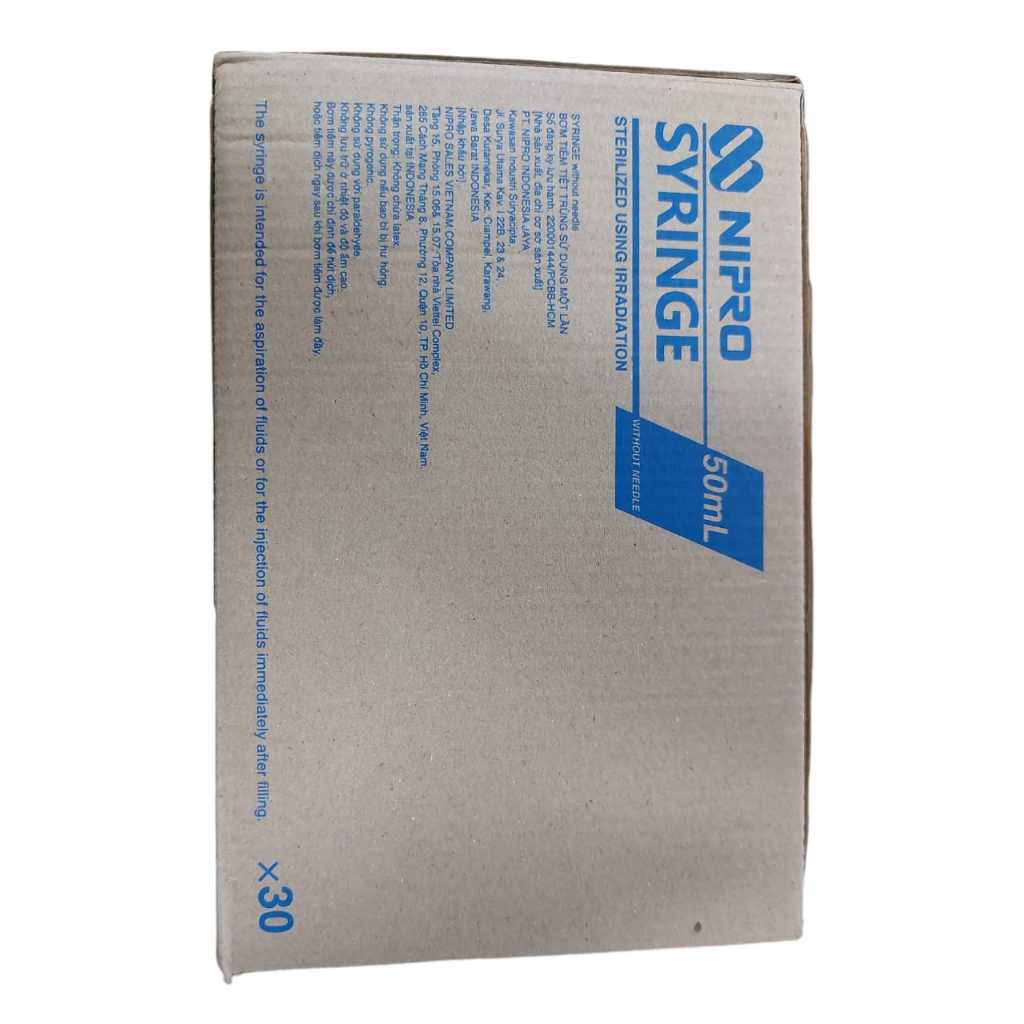 Nipro syringe catheter tip 50ml x 30PCS/BOX | Shopee Malaysia