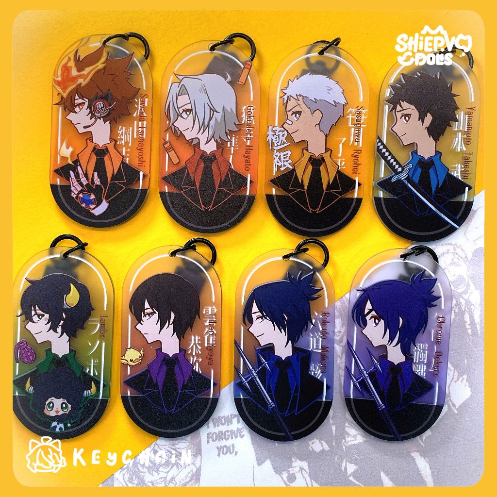 [Shiervodolls] Reborn! Matte Oval Keychain | Katekyo Hitman Reborn ...