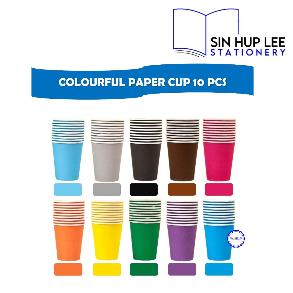 DIY Paper Cup / Party Cup / DIY Cup / Colourful Paper Cup Mix Colour ...