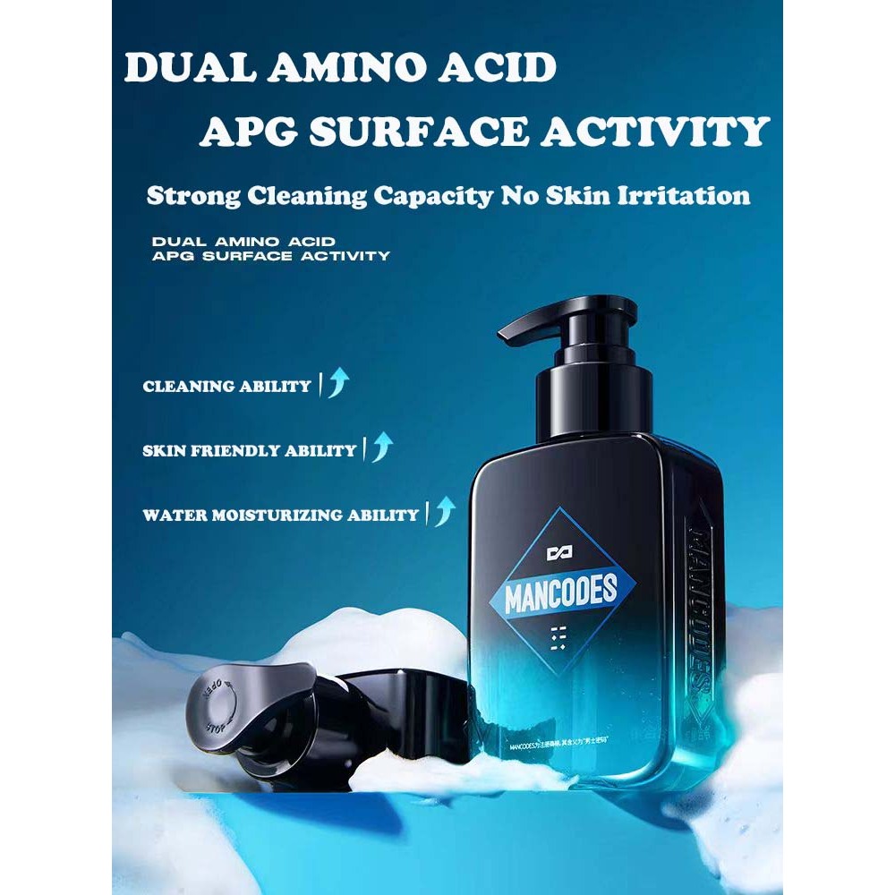 【Ship in 24H】Face Wash Men Acne Facial Cleanser Oily Skin Moisturizing